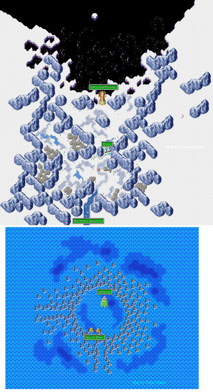 Mars Lighthouse map