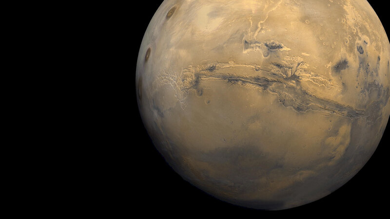 Mars planet surface