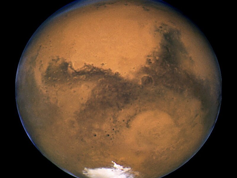 Mars planet surface