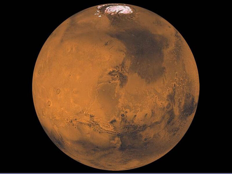 Mars planet surface