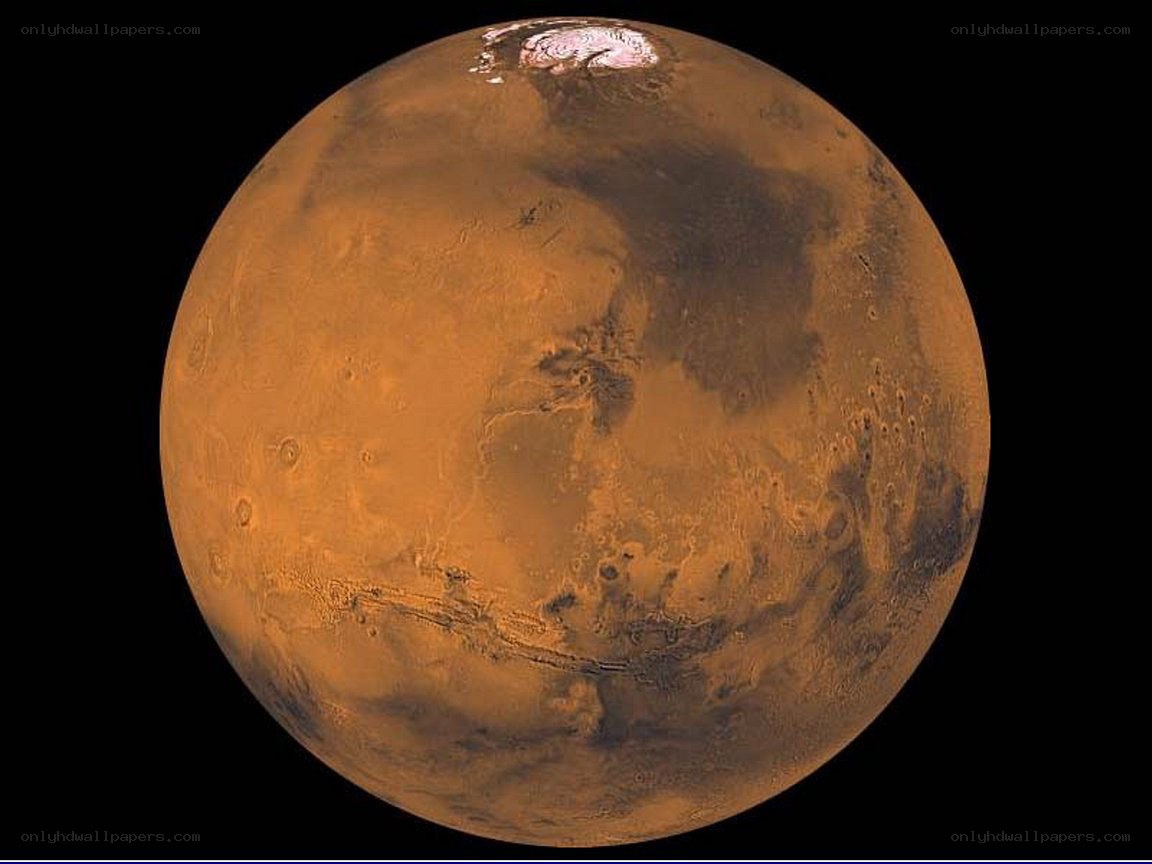 Mars planet surface