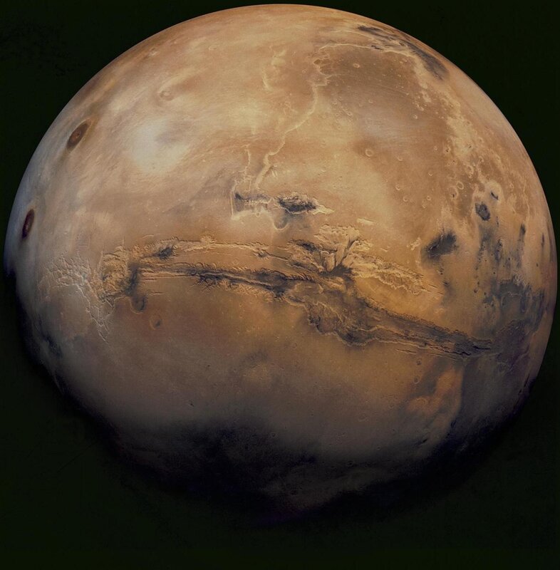 Mars planet surface