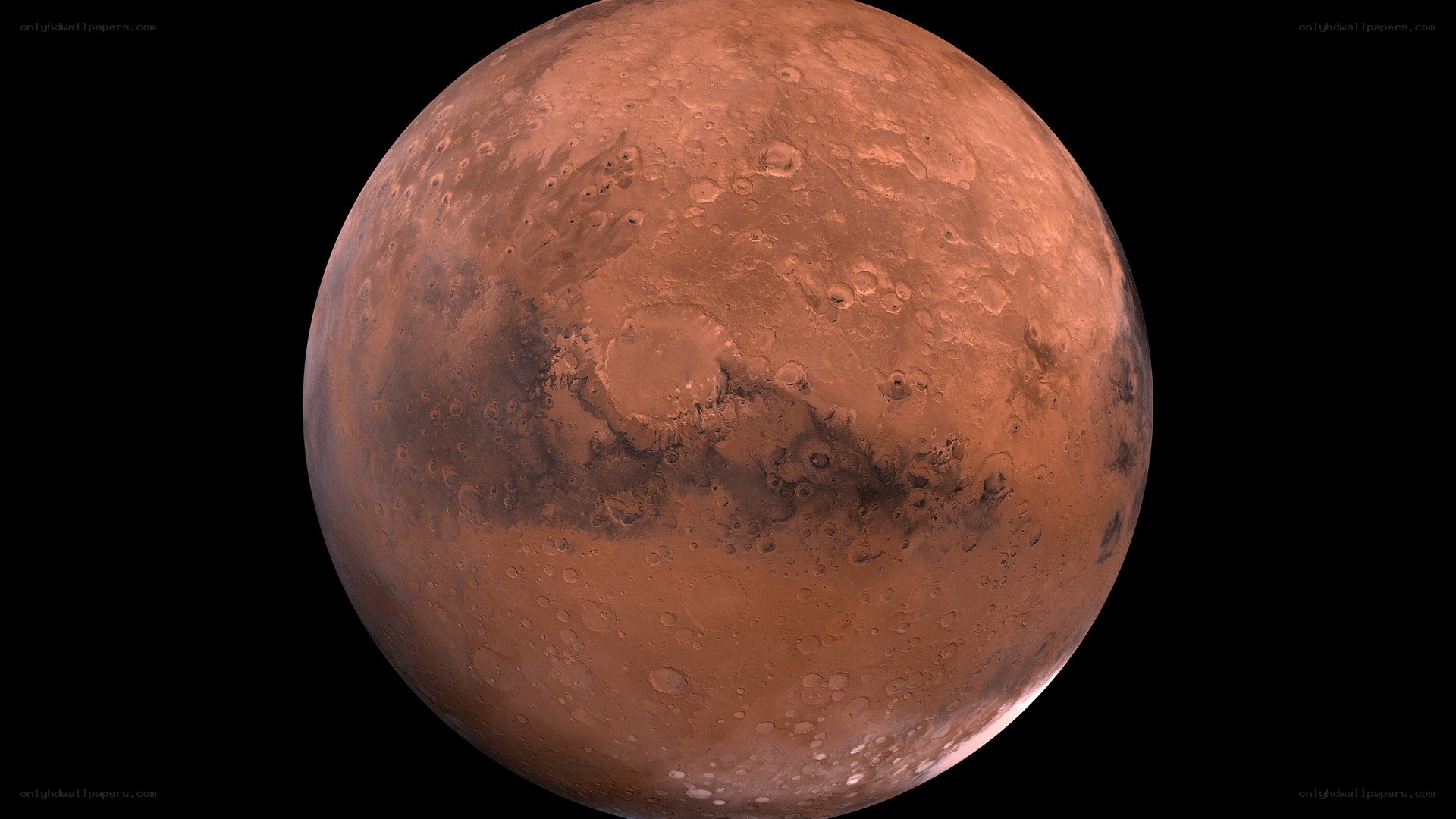 Mars planet surface