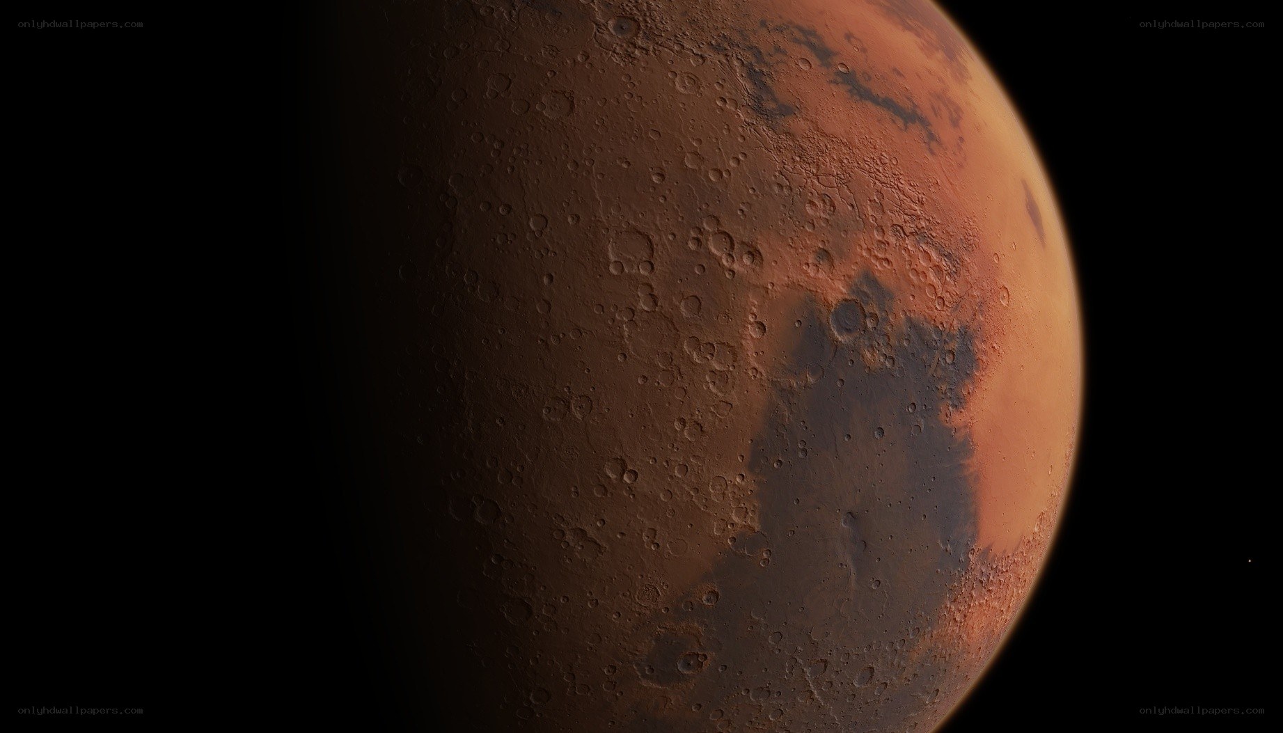 Mars planet surface