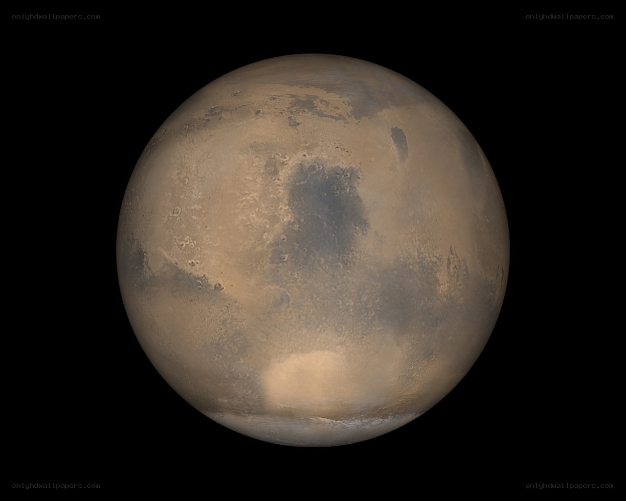 Mars planet surface