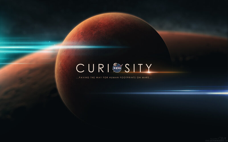 Mars Planet Surface — Red