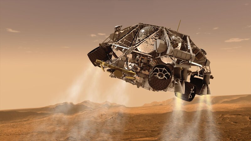 Mars Rover Landing — Brown