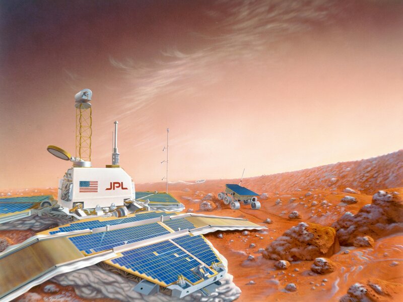 Mars rover mission