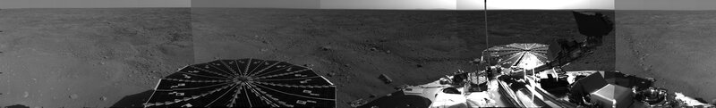 Mars Rover on Surface — Gray