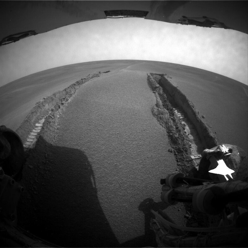Mars Rover Tracks