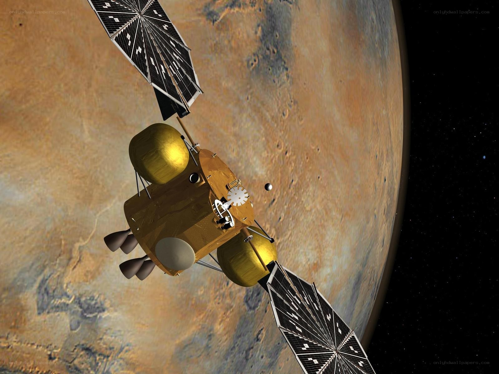Mars satellite in orbit