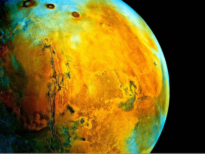 Mars surface close-up