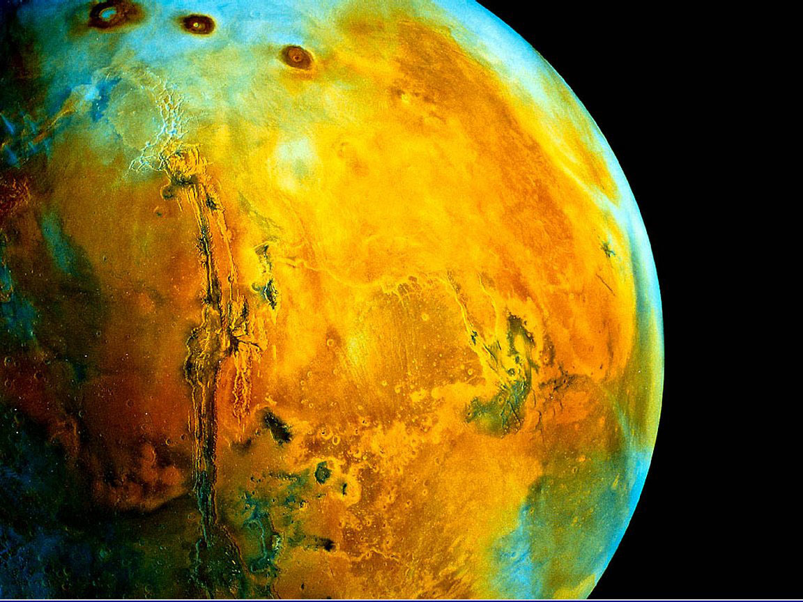 Mars surface close-up