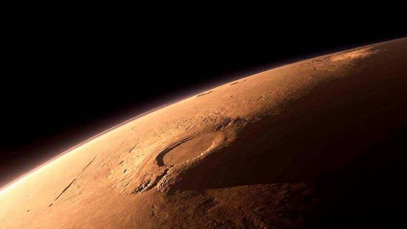 Mars Surface from Orbit — Brown