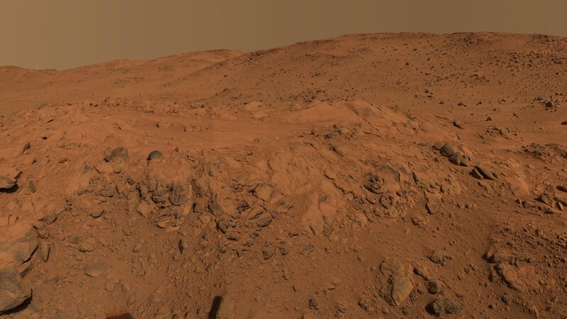 Mars surface landscape