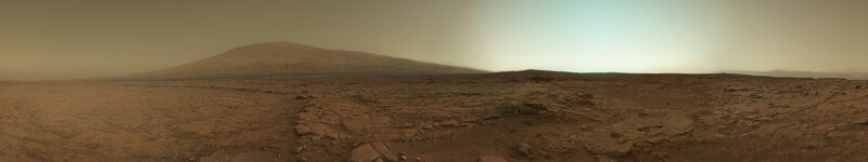 Mars Surface Landscape — Brown, Desolate
