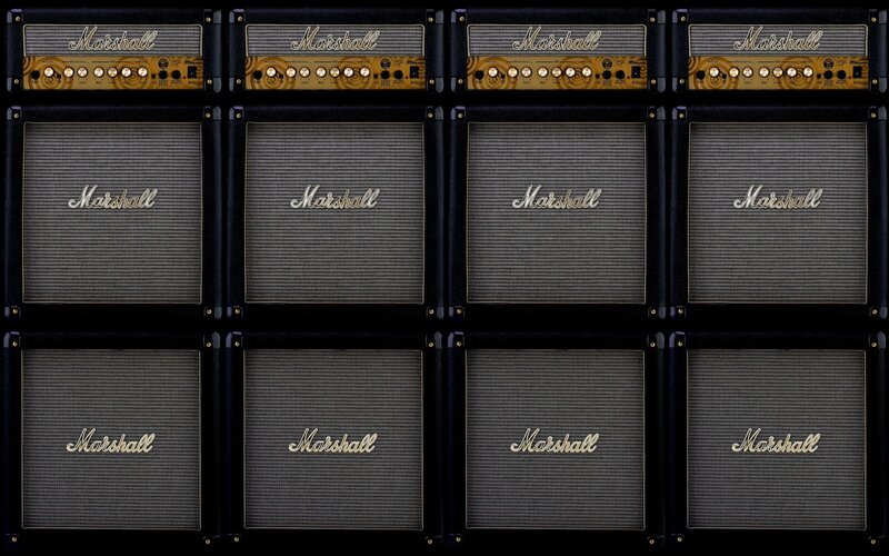 Marshall Amplifier Stack — Black