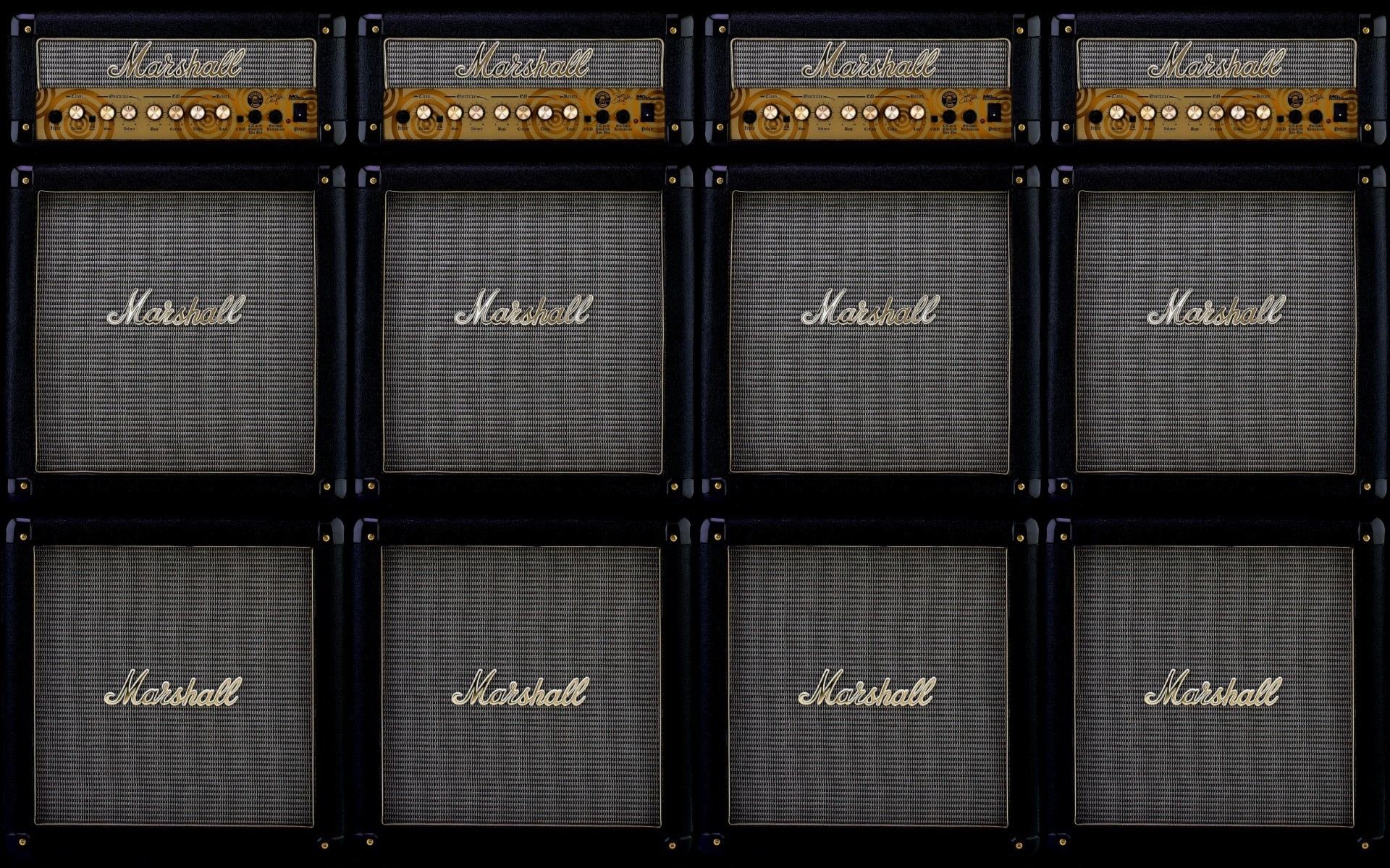 Marshall amplifier stack