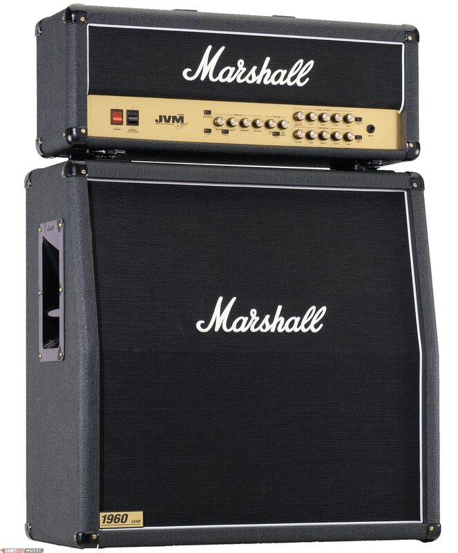 Marshall guitar amplifier stack