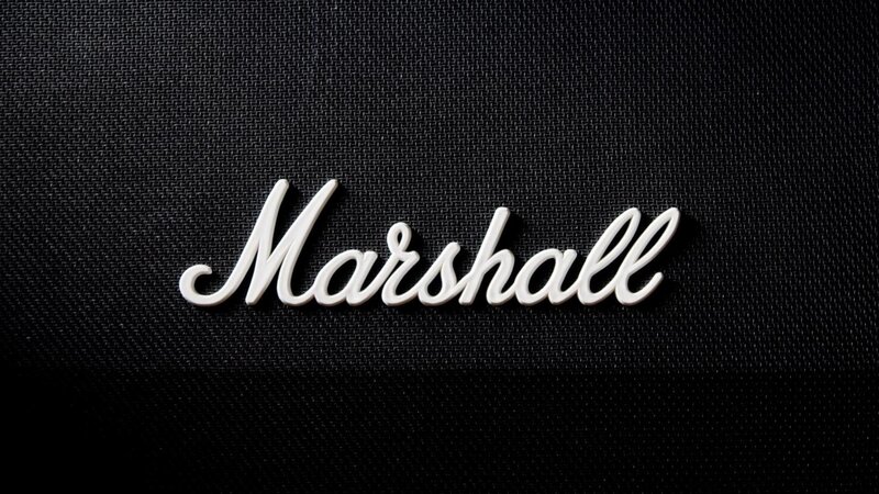 Marshall Logo on Grille — Black, Neutral