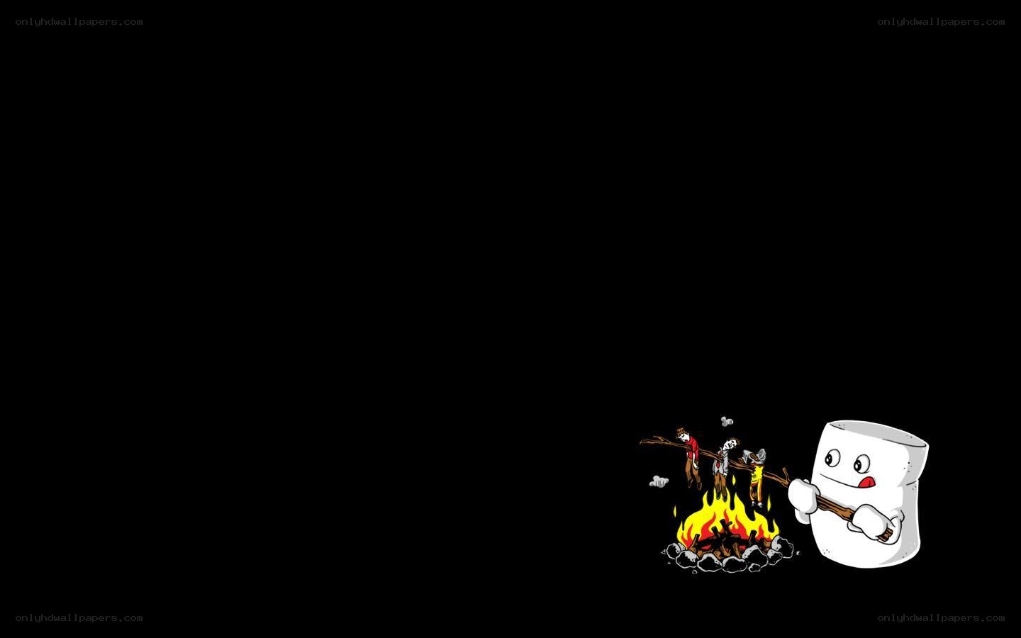 marshmallow roasting campfire