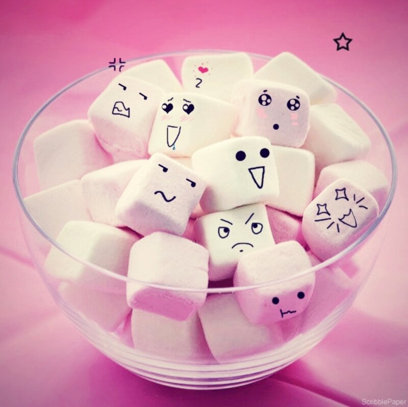Marshmallows in a Bowl