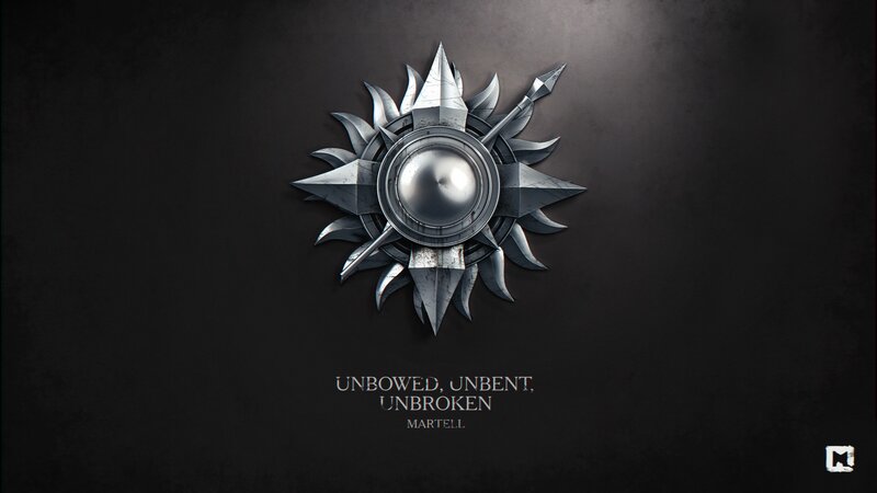 Martell Sigil on Dark Background