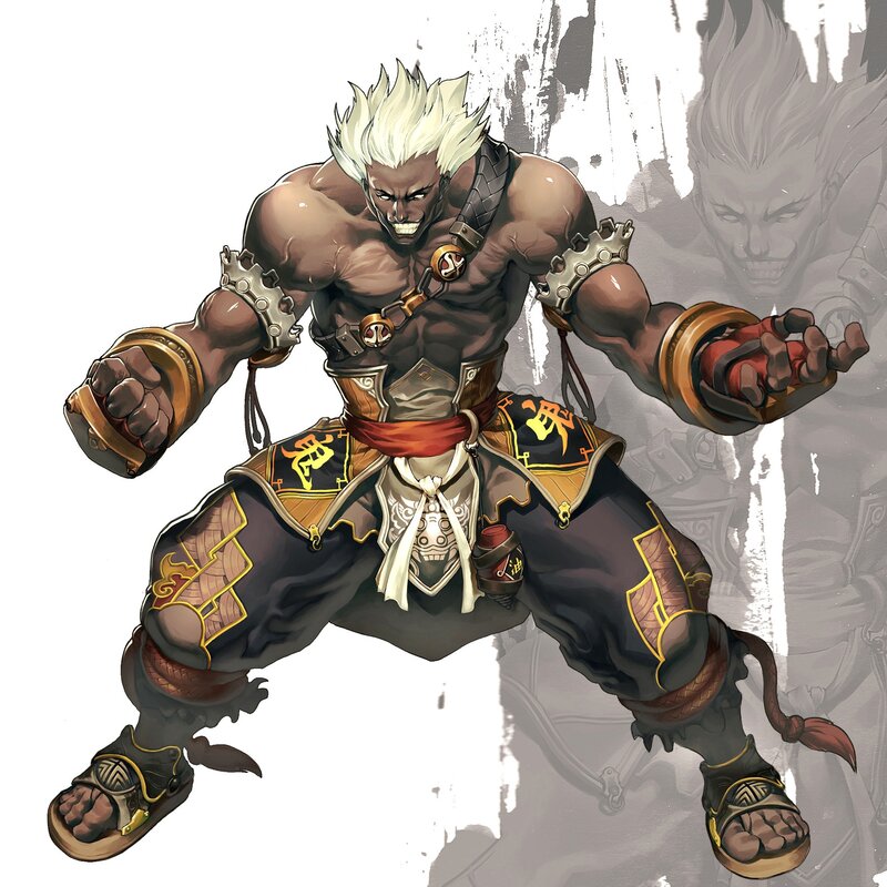 martial artist character art