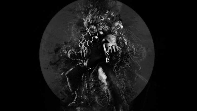 Martial Artist Character — Black, Dramatic