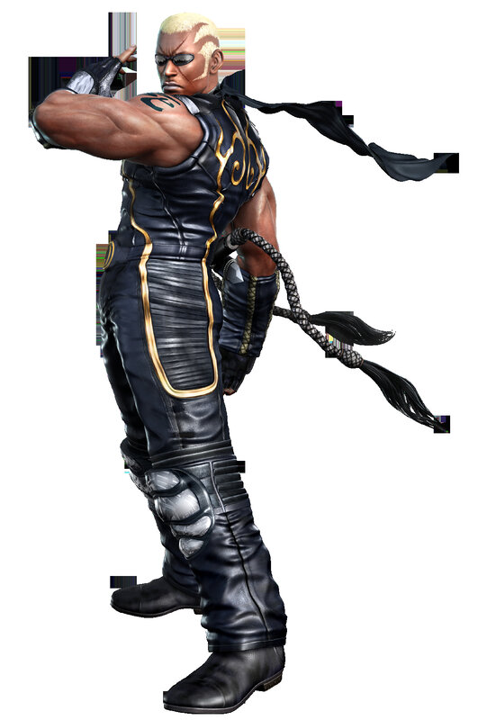 martial artist character in black outfit