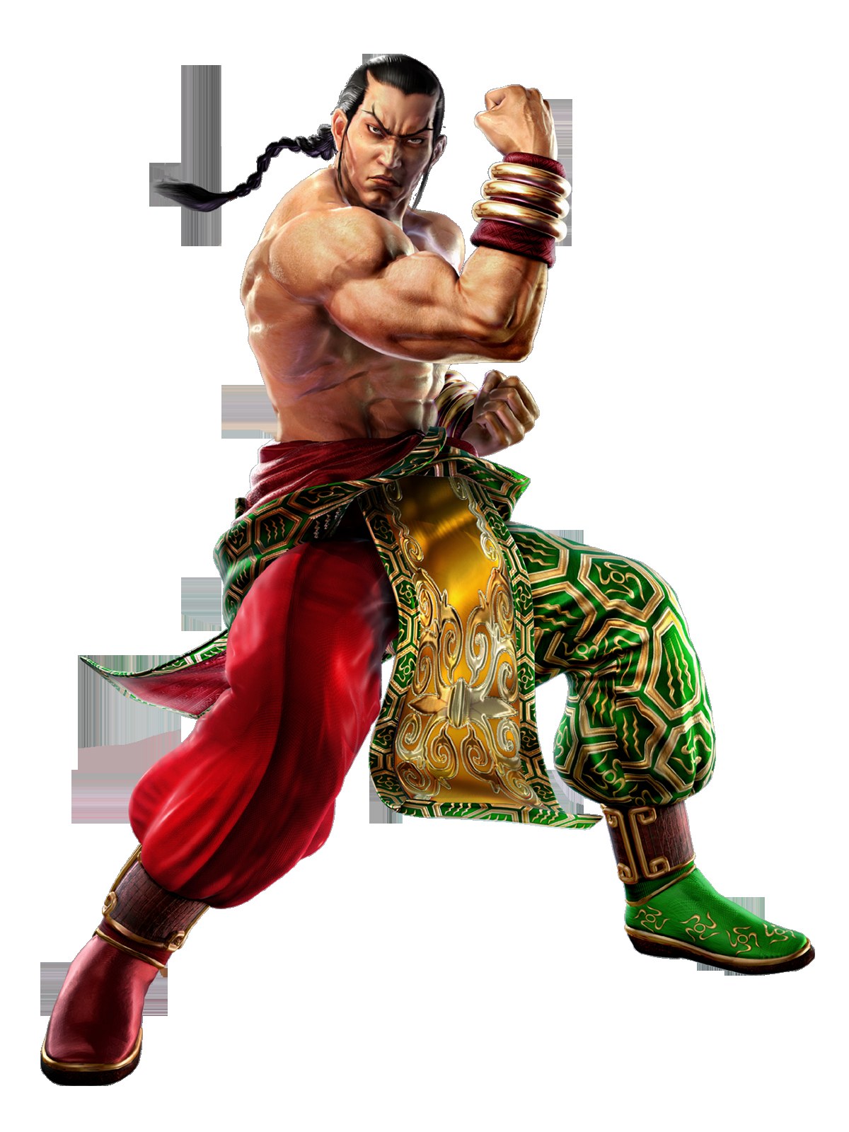 martial artist character pose