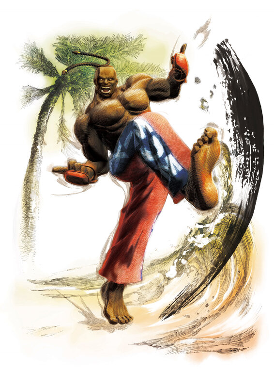 martial artist in action