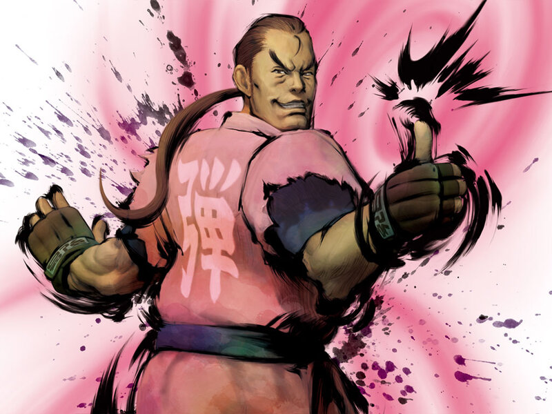 Martial Artist in Pink Gi