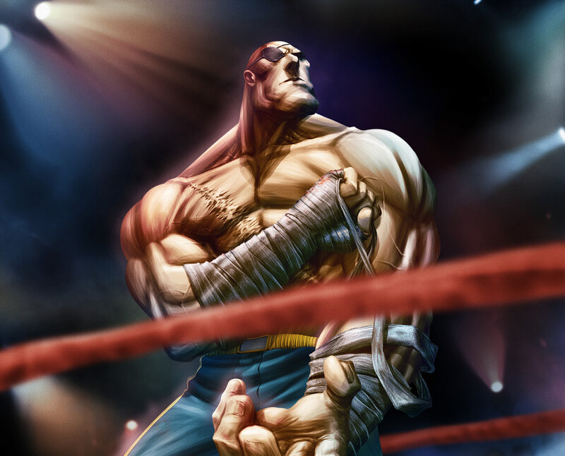 martial artist in ring
