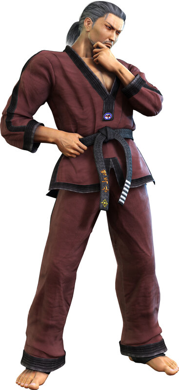 martial artist in traditional uniform