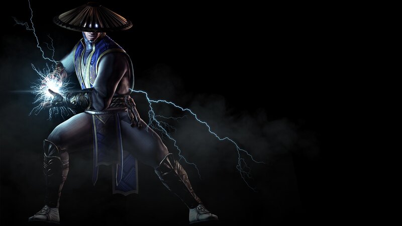 Martial Artist with Lightning — Black, Dramatic