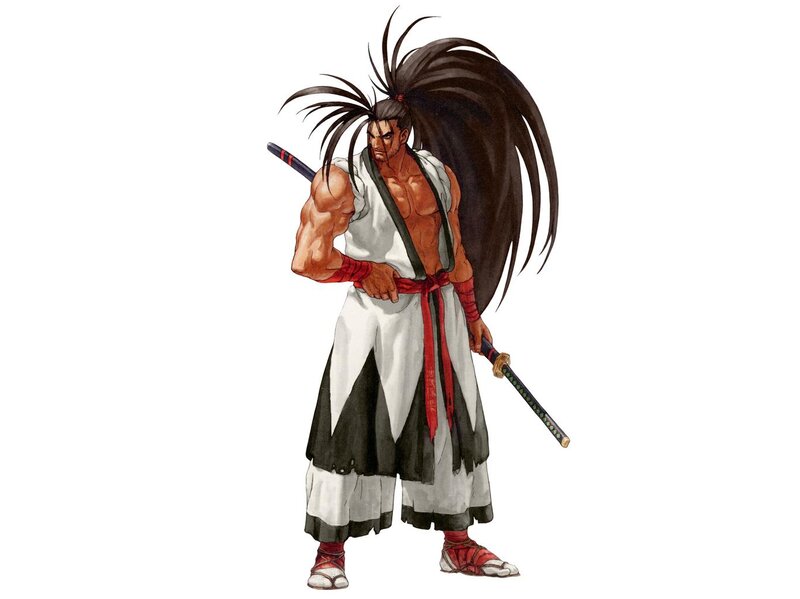 Martial Artist with Long Hair