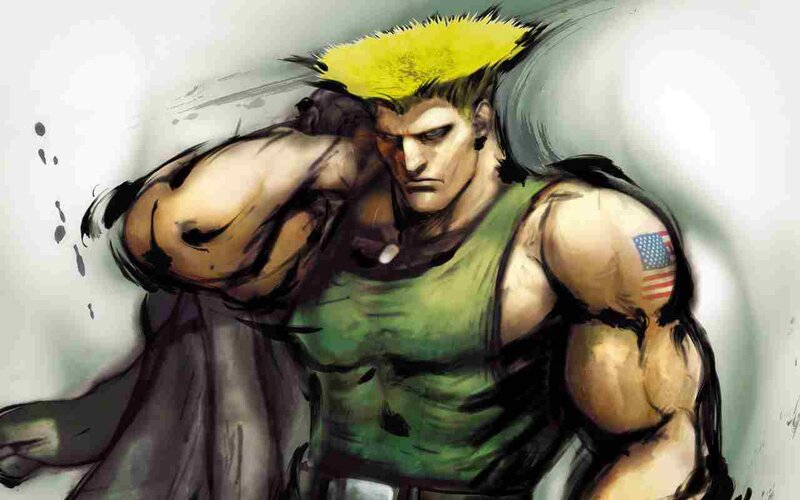 martial artist with spiky hair