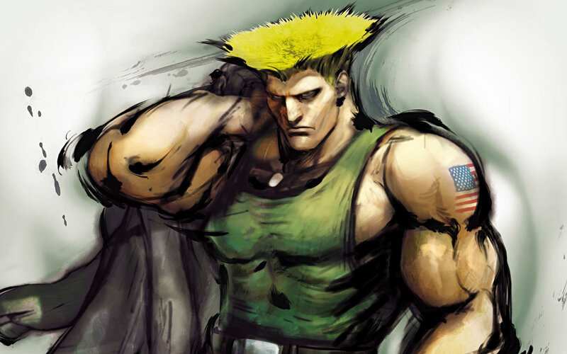 martial artist with yellow hair