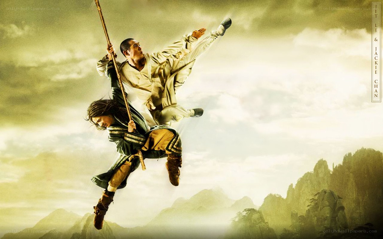 martial arts action scene