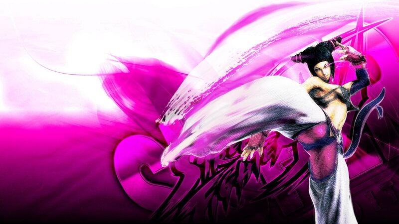 Martial arts character in action