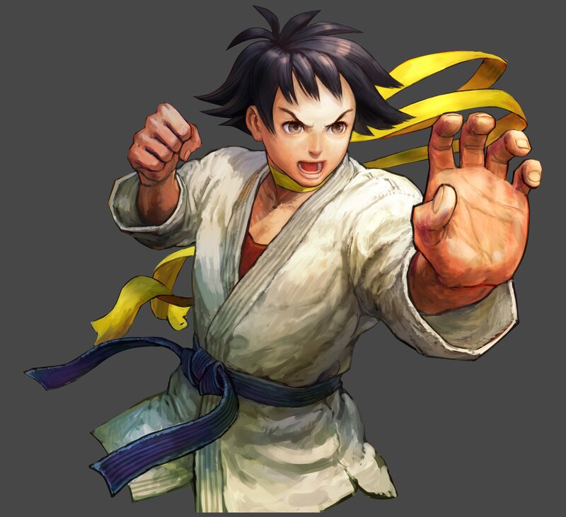 martial arts fighter in action