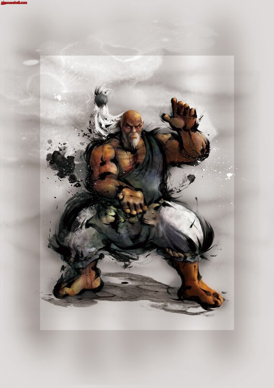 martial arts master in action