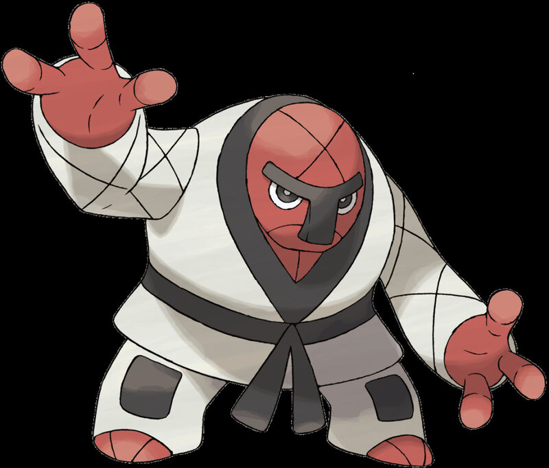 Martial arts Pokémon character
