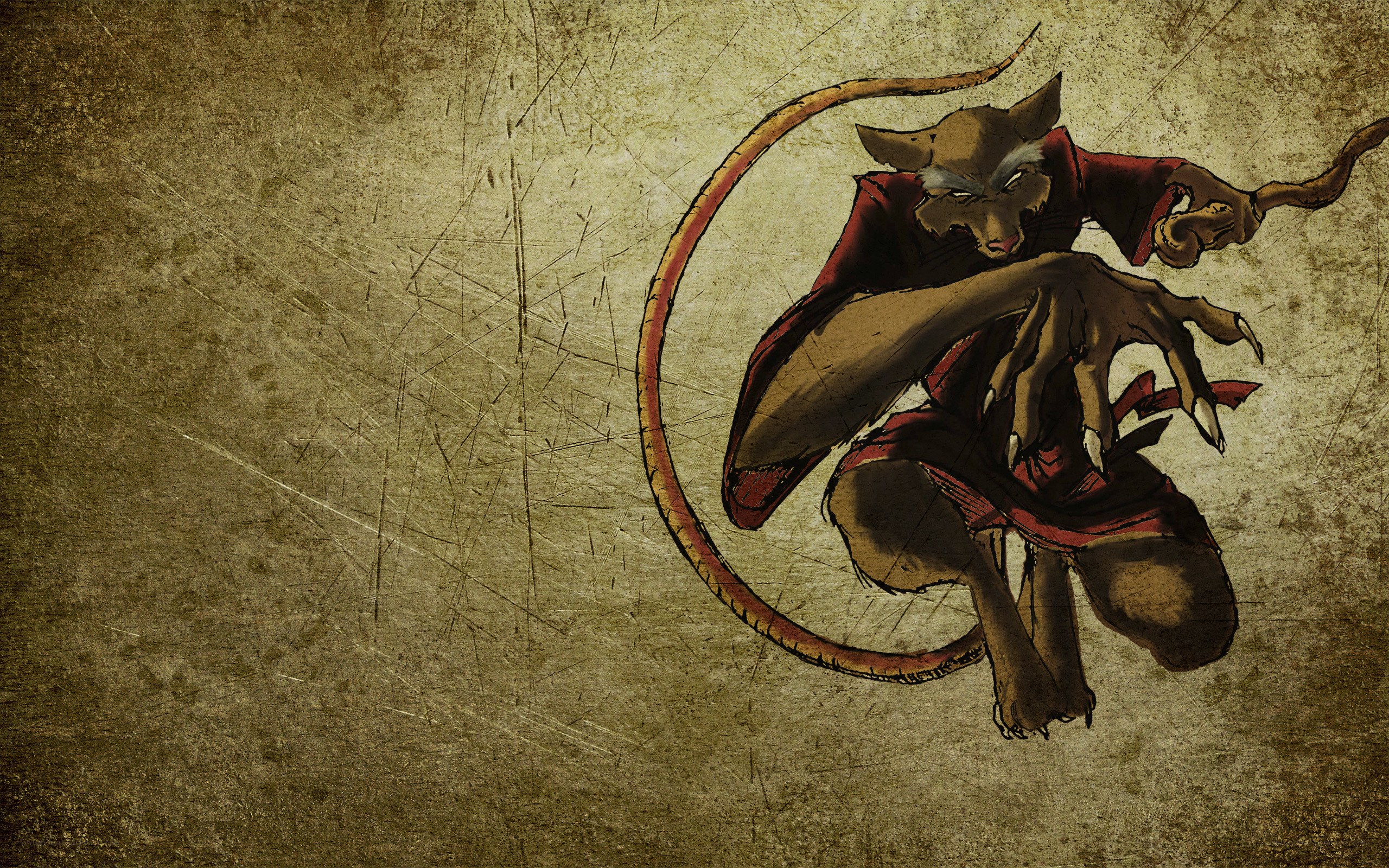 martial arts rat character