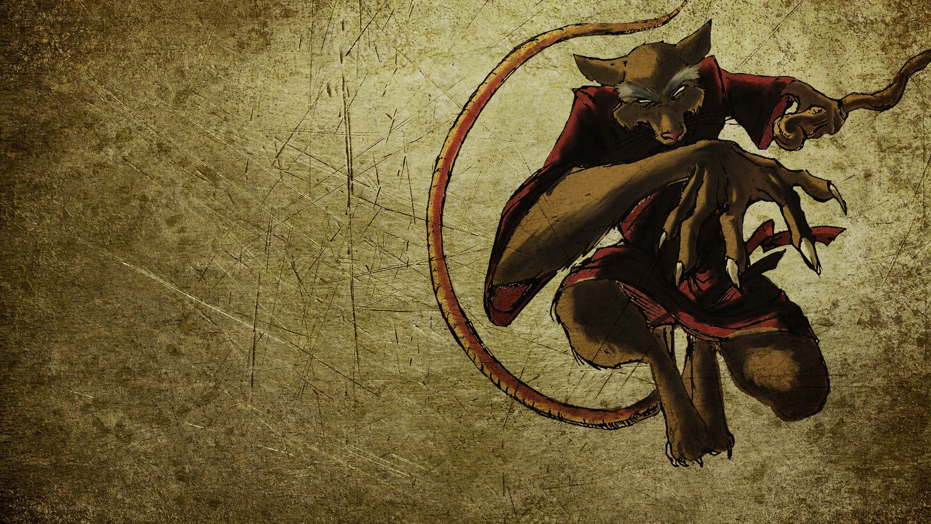 martial arts rat character