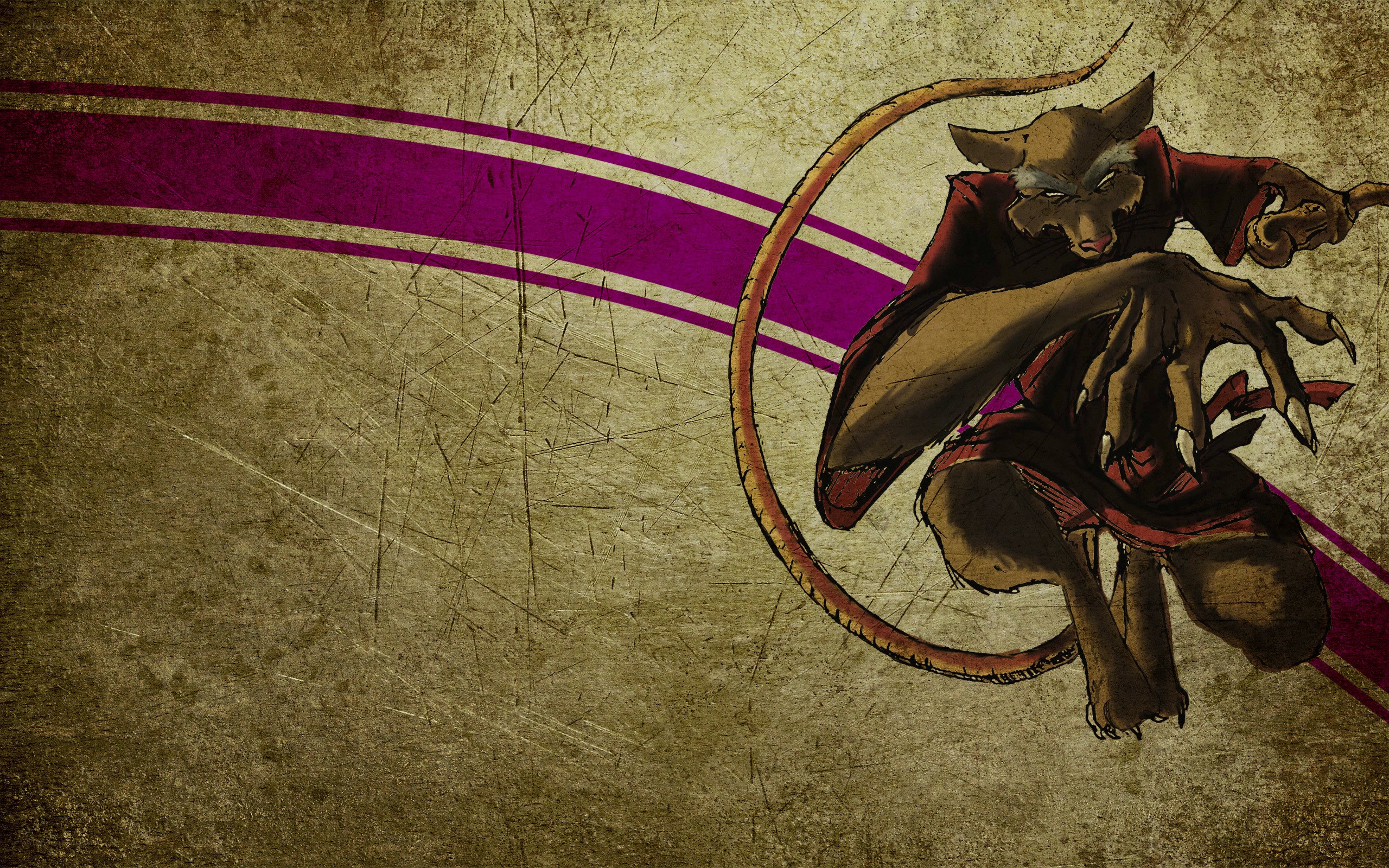 martial arts rat character