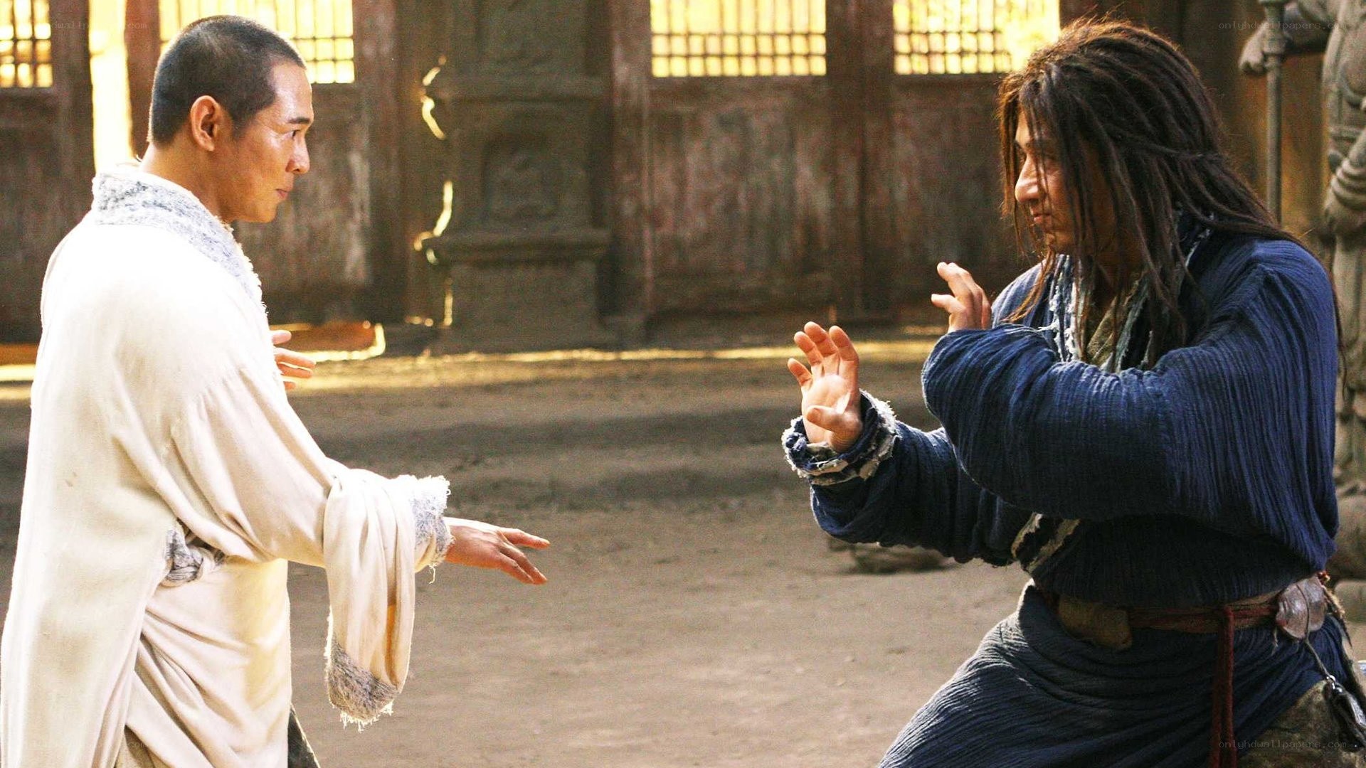 martial arts training scene