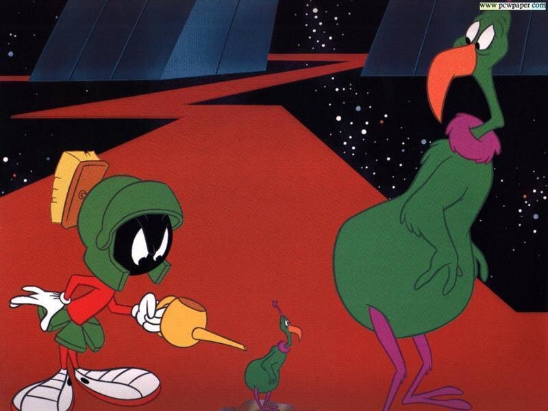 Martian and Birds