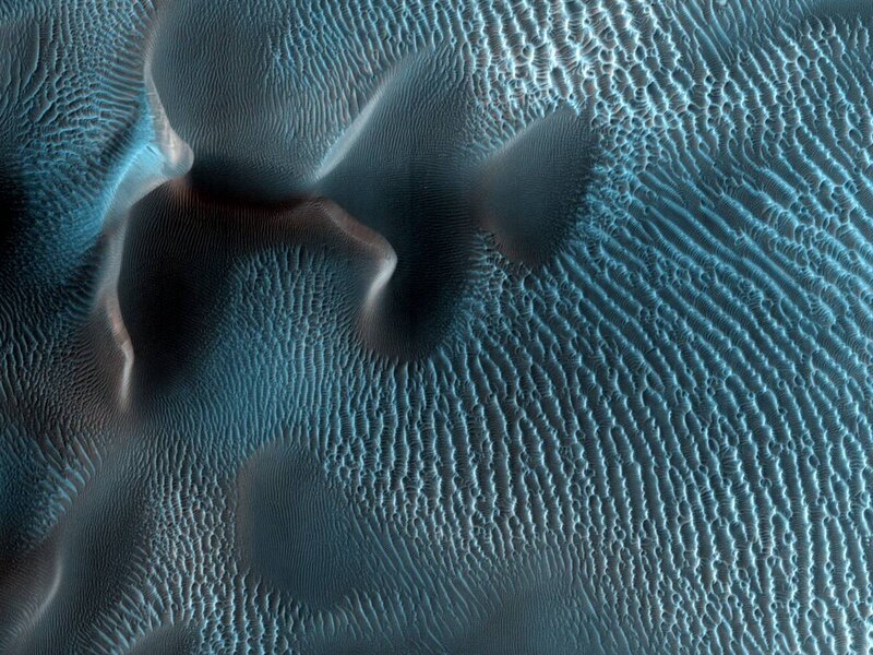Martian dune patterns
